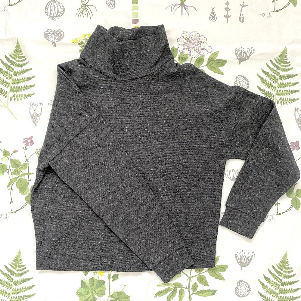 COS gray turtleneck sweater